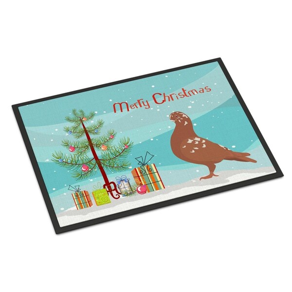 Carolines Treasures African Owl Pigeon Christmas Indoor or Outdoor Mat, 24 x 36 in. - BB9320JMAT