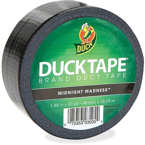 Duck Brand Duct Tape, 1.88 in.x20 yd., Black - 392875