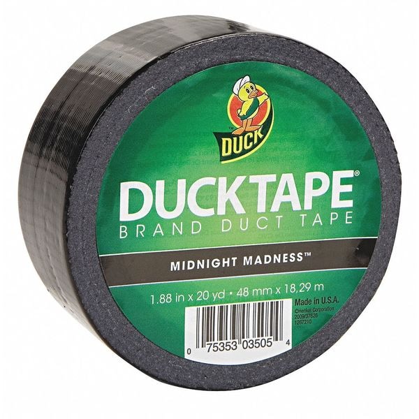 Duck Brand Duct Tape, 1.88 in.x20 yd., Black - 392875