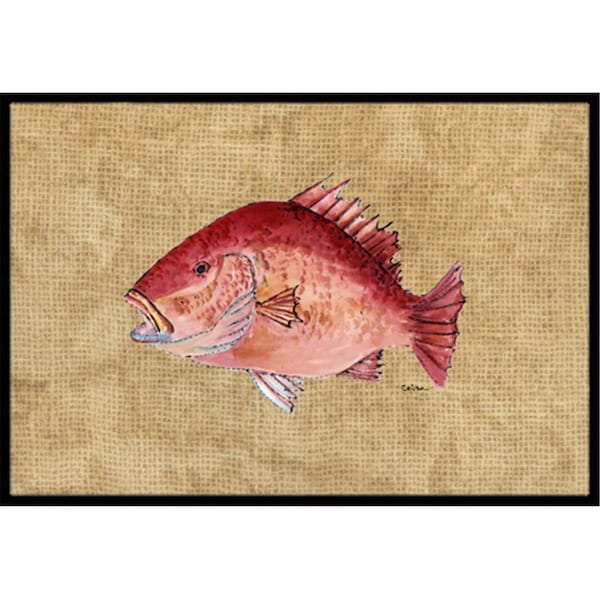 Carolines Treasures 24 x 36 In. Strawberry Snapper Indoor or Outdoor Mat - 8812JMAT