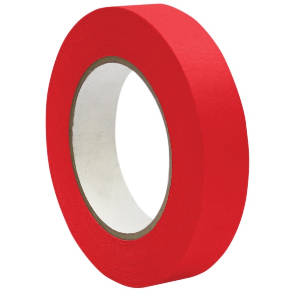 Mavalus Premium Grade Masking Tape, 1in x 55 yds, Red, PK6 - DSS46162