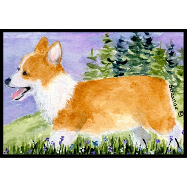 Carolines Treasures Corgi Doormat - 24 x 36 in. - SS8912JMAT