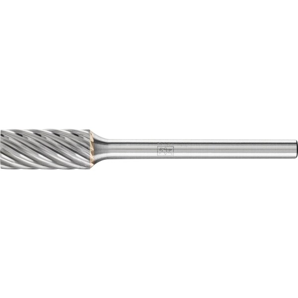 Pferd Carbide Bur - Cylind. (Plain End), INOX Cut - 1/4" x 1/2" x 1/8" Shank - SA-51 - 23137