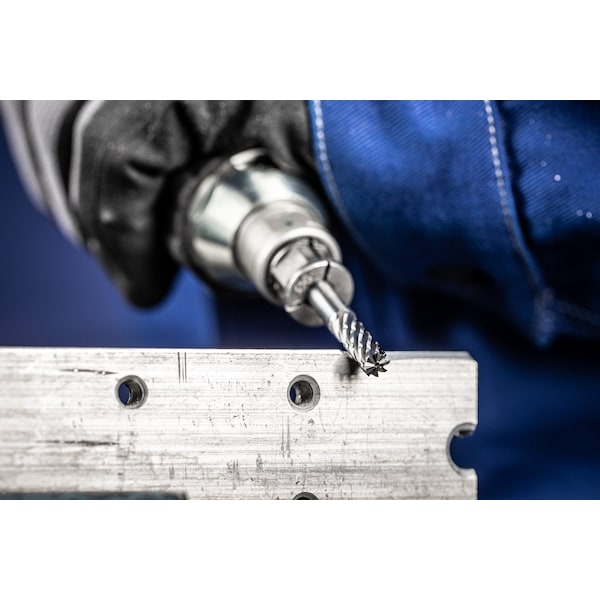 Pferd Carbide Bur - Cylind. (end cut), OMNI cut - 1/4" x 5/8" x 1/4" Shank - SB-1 - 28029