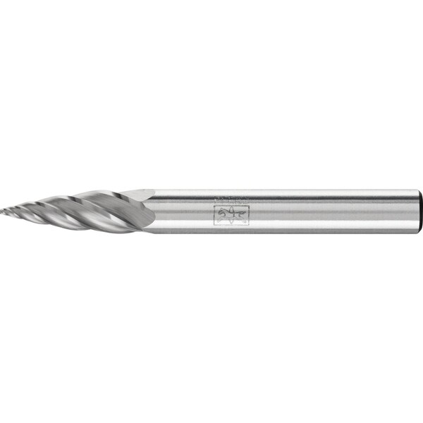 Pferd Carbide Bur - Tree pointed end, ALU cut - 1/4" x 5/8" x 1/4" Shank - SG-1 - 25653
