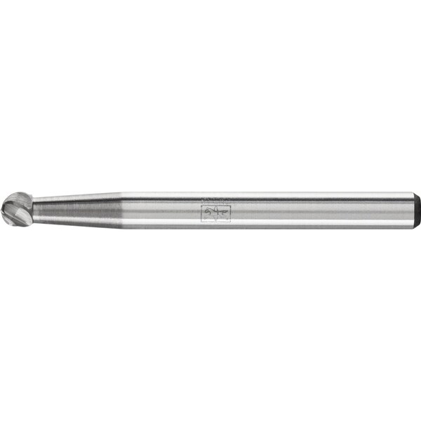 Pferd Carbide Bur - Ball Shape, ALU Cut - 1/8" x 3/32" x 1/8" Shank - SD-42 - 23245