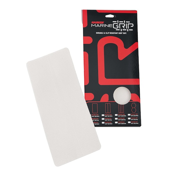 Harken Marine Grip Tape, 6 x 12 in., Translucent White, 6 Pieces - MG1006-TWH