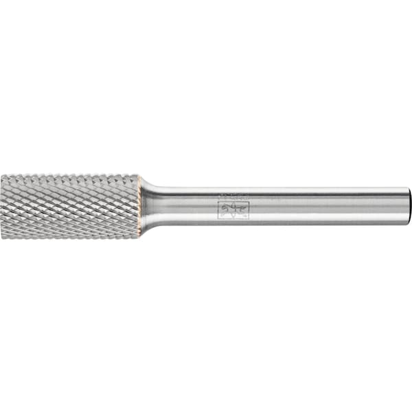 Pferd Carbide Bur - Cylind. (Plain End), MICRO Cut - 3/8" x 3/4" x 1/4" Shank - SA-3 - 27516