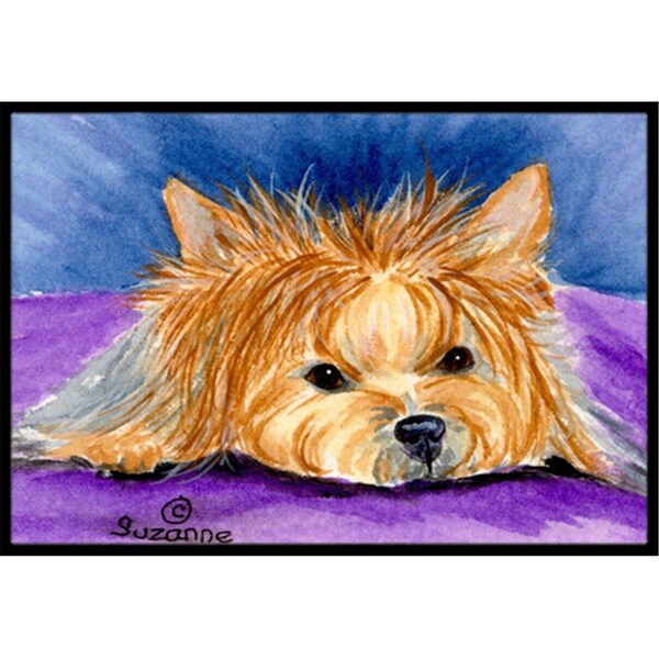 Carolines Treasures 18 x 27 in. Yorkie Indoor Outdoor Doormat - SS8749MAT