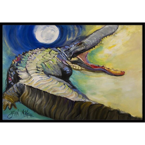 Carolines Treasures Alligator Indoor and Outdoor Mat- 24 x 36 in. - JMK1004JMAT