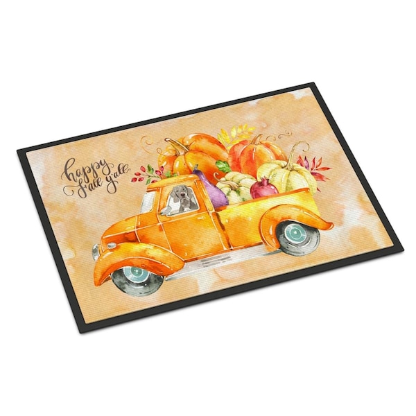 Carolines Treasures 24 x 36 in. Fall Harvest Weimaraner Indoor or Outdoor Mat - CK2638JMAT