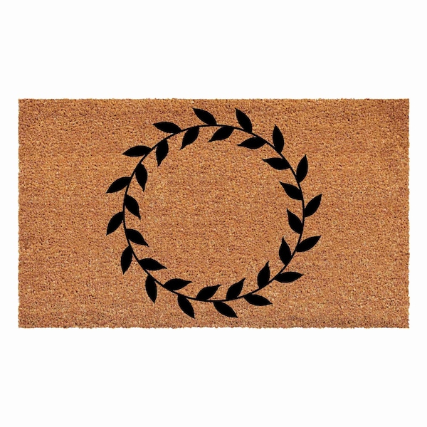 Calloway Mills Laurel Wreath Door Mat, 24 x 48 Letter NP - 108202448NP