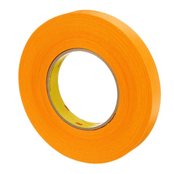 3M Painter's Tape, 45/64 in W x 60 yd L, 9.5 mil Thick, Orange, Rubber Adhesive, 48 PK - 2525