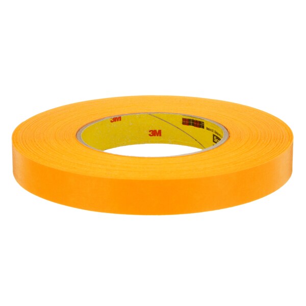 3M Painter's Tape, 45/64 in W x 60 yd L, 9.5 mil Thick, Orange, Rubber Adhesive, 48 PK - 2525