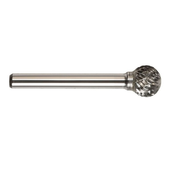 Magnum Carbide Burr, Series 7000D, 58 Head Dia, 58 Length of Cut, Ball Shape SD Head Shape, Double C - 7D140ADC