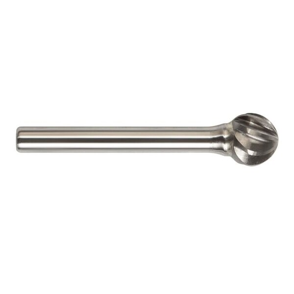 Magnum Carbide Burr, Series 7000DAL, 58 Head Dia, 916 Length of Cut, Ball Shape SD Head Shape, Alumi - 7DAL140