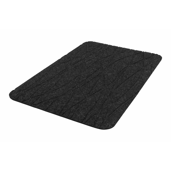Tuffcomfort Antifatigue Mat, 21.75 in L x 31.75 in W, 3/4 in Thickness, Coal Black - 5230232232107
