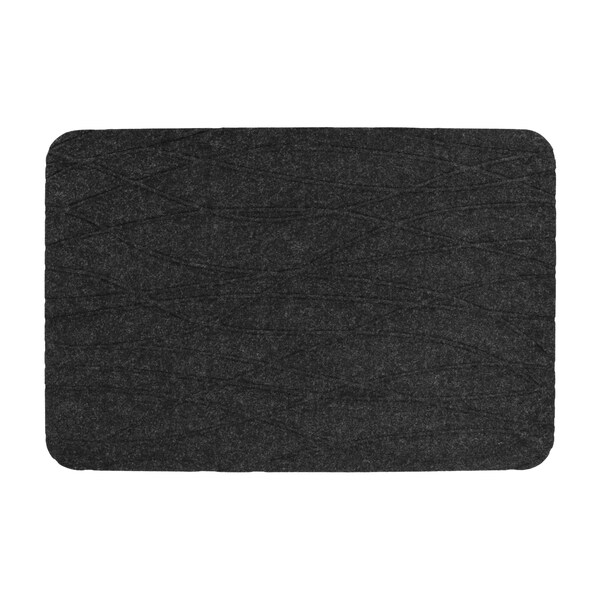 Tuffcomfort Antifatigue Mat, 21.75 in L x 31.75 in W, 3/4 in Thickness, Coal Black - 5230232232107