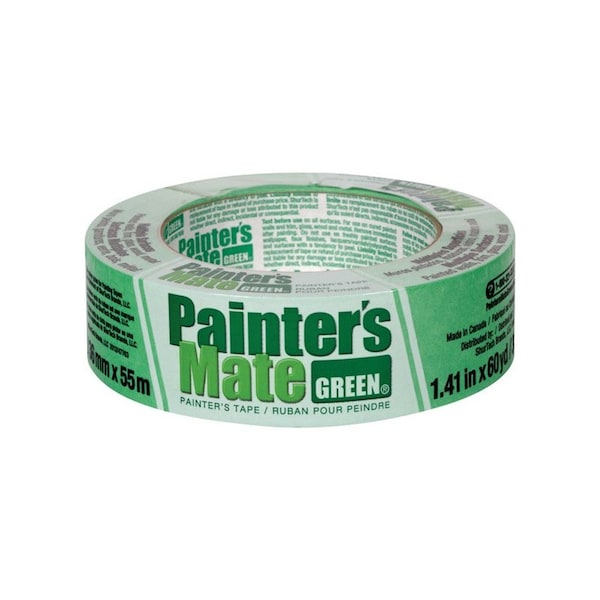 Painters Mate Painter's Mate 1.41 in. W X 60 yd L Green Medium Strength Painter's Tape 1 pk - 667017