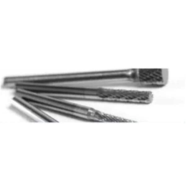 Champion Cutting Tool Tree Shaped Mini Carbide Bur Uncoated, 1/4in Cutter Diameter, 1/2in Length of Cut, Double Cut - CHA USG51