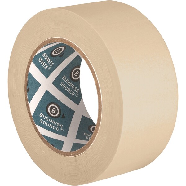 Business Source Tape, Masking, 2"x60 yd, Krft, 2 in W x 60 yd L, Tan - 16462