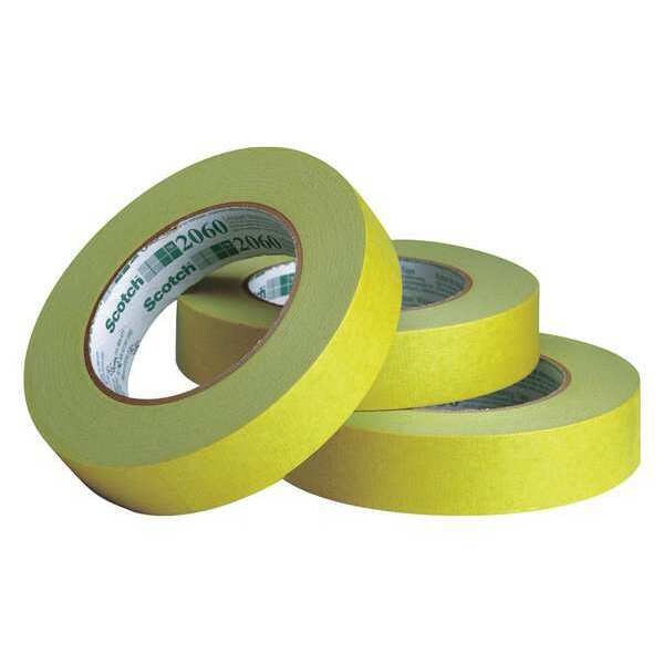Scotch Masking Tape, 2x60 yd., Green, PK24, 2" W x 60 yds L, Green, 24 PK - T9372060