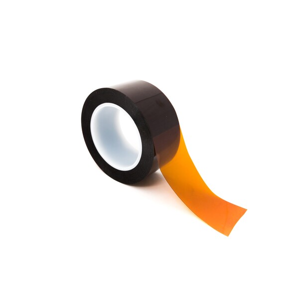 Bertech High-Temperatue Polyimide Tape w/Liner, 4 in. W x 108 ft. L, 5 mil Thick, Amber - PPT5WL-4