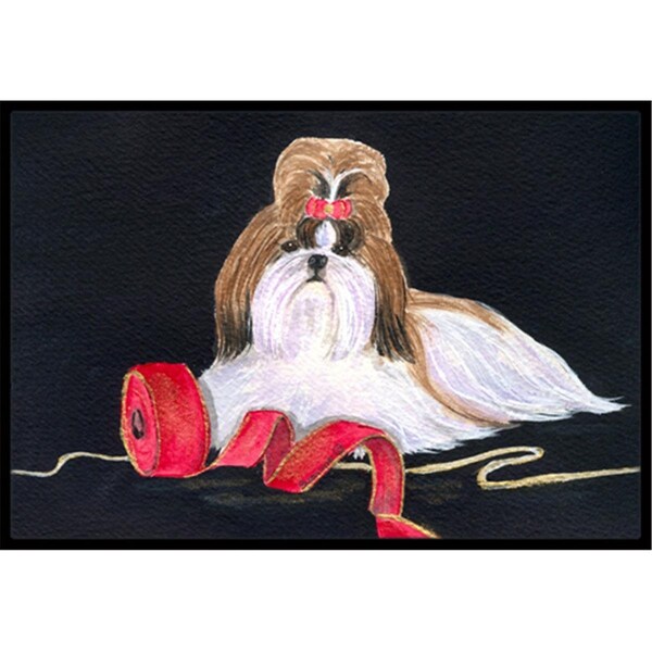 Carolines Treasures Shih Tzu Doormat - 24 x 36 in. - SS8562JMAT