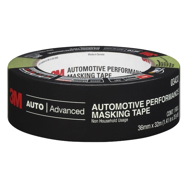 3M Automotive Performance Masking Tape, 6mm x 55m, 48 per case, 48PK - 34030ESF