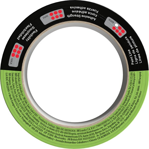 3M Automotive Performance Masking Tape, 48 mm x 32 m, 12PK - 03435ESF