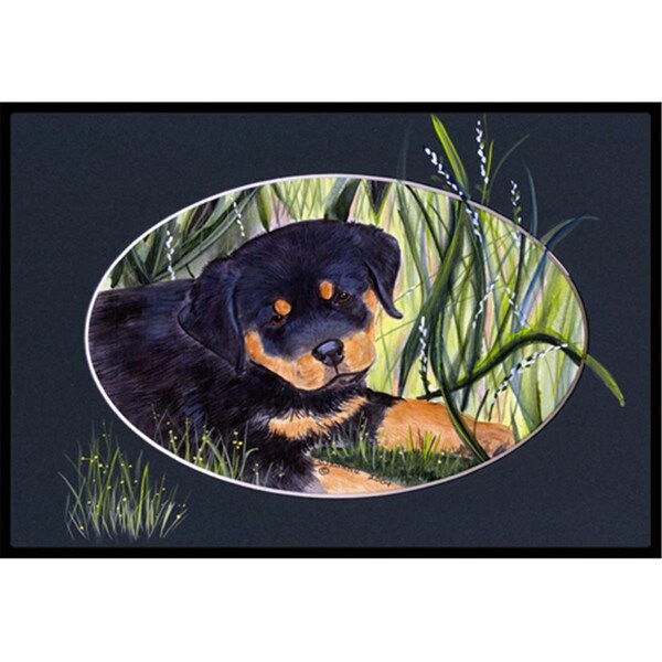 Jensendistributionservices 18 x 27 in. Rottweiler Indoor Outdoor Mat - MI2557405