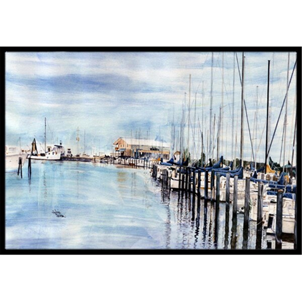 Carolines Treasures 18 x 27 in. The Warf Indoor and Outdoor Doormat - 8128MAT