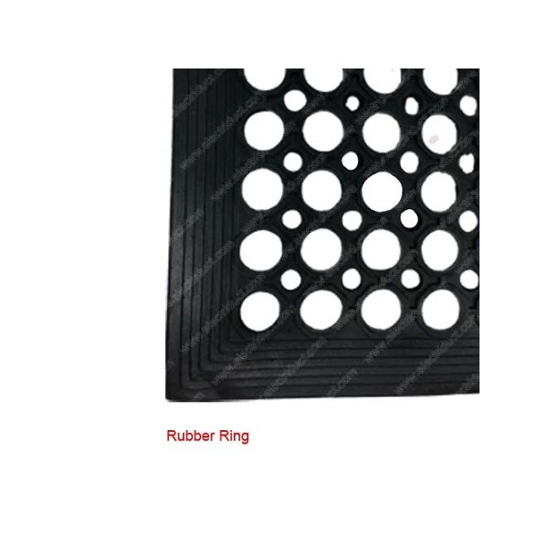 Electriduct Rubber Ring Anti-Fatigue Drainage Mat- 3ft x 3ft x 1/2" - FM-FIC-RRM33