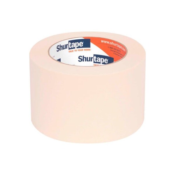 Shurtape Shurtape General Purpose, Medium-High Adhesion Masking Tape, Natural, 72mm x 55m - Case of 16 - 113699