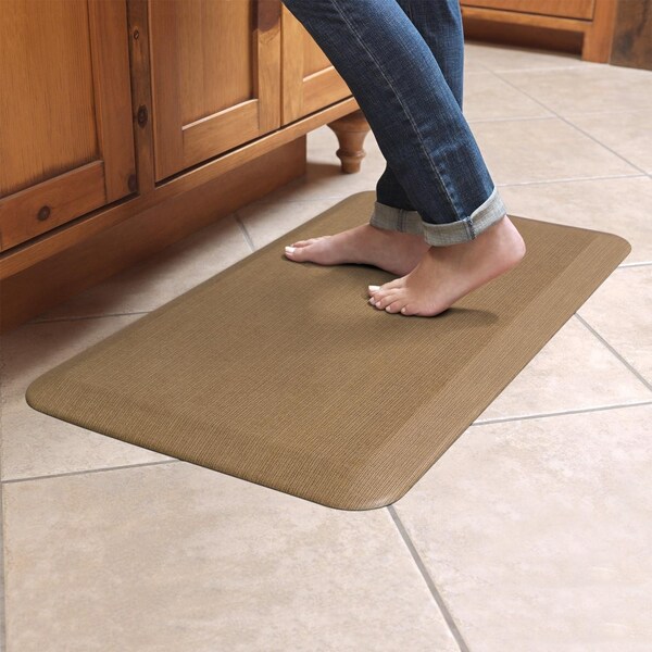 Gelpro Gel Pro 20 in. W X 30 in. L Khaki Polyurethane Foam Anti-Fatigue Mat - 108-23-2030-5-R