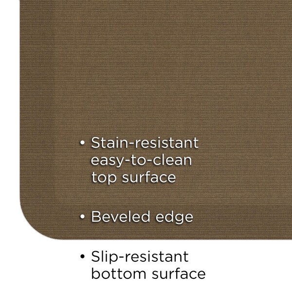 Gelpro Gel Pro 20 in. W X 30 in. L Khaki Polyurethane Foam Anti-Fatigue Mat - 108-23-2030-5-R