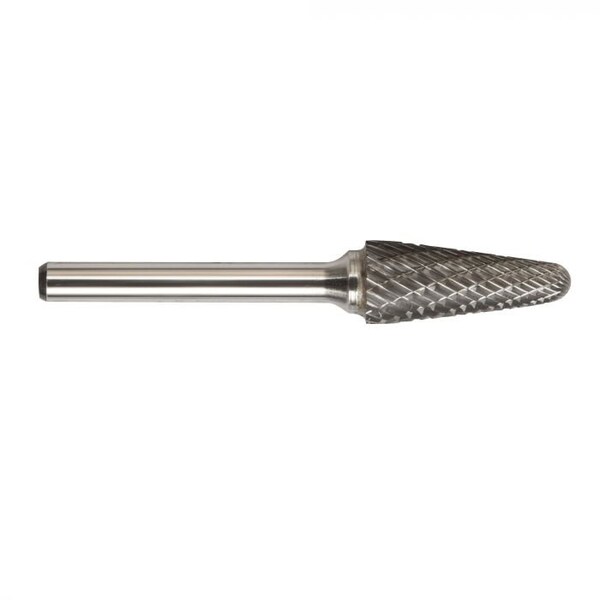 Magnum Carbide Burr, Series 7000L, Radius, 18 Head Dia, 12 Length of Cut, Taper Radius Shape SL Head - 7L42L3DC