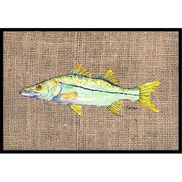 Carolines Treasures 18 x 27 in. Fish-Snook Indoor and Outdoor Doormat - 8772MAT