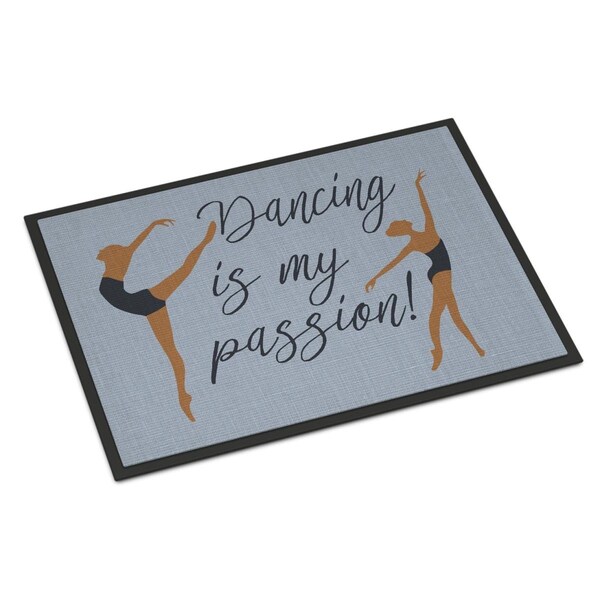 Carolines Treasures 24 x 36 in. Dancing is My Passion Indoor or Outdoor Mat - BB5381JMAT