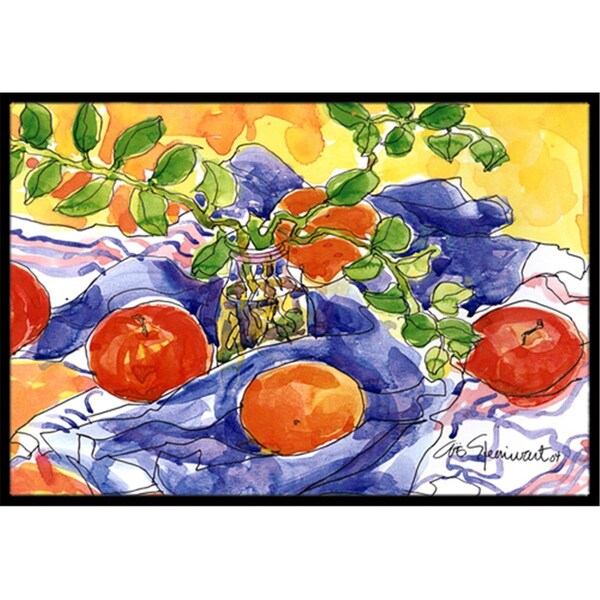 Carolines Treasures Apples Indoor Or Outdoor Mat - 18 x 27 in. - 6047MAT