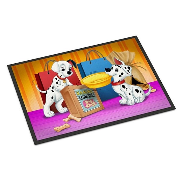Carolines Treasures Dalmatians Snack Time Indoor or Outdoor Mat, 24 x 36 in. - APH9063JMAT