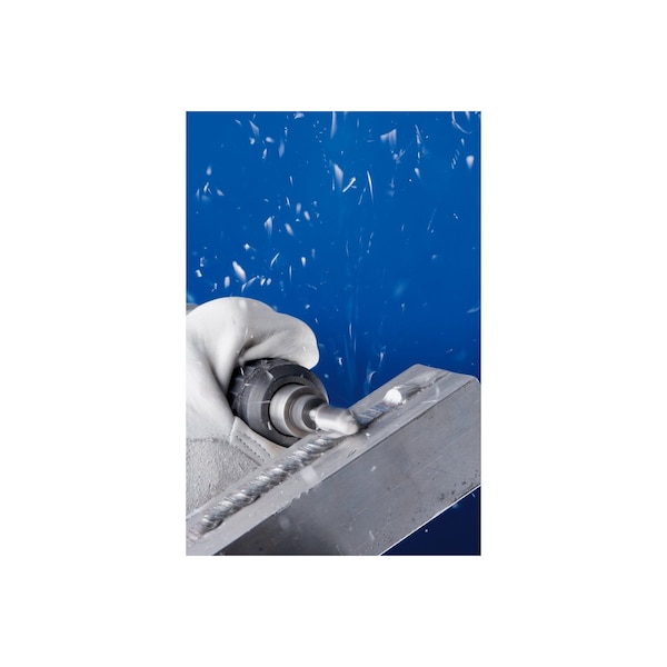 Pferd HICOAT Carbide Bur - Cylind. radius end - 3/8" x 3/4" x 1/4" shank - SC-3, HC-NFE Coating - 24433