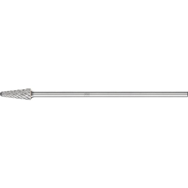 Pferd Carbide Bur - 14 Degree Taper, STEEL cut - 1/2" x 9/8" x 1/4" Shank - SL-4 L6 - 25649