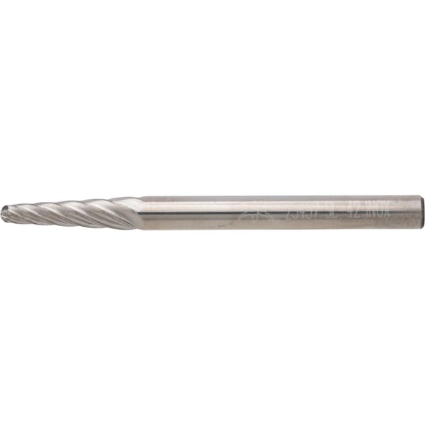 Pferd Carbide Bur - 14 Degree Taper, INOX Cut - 1/8" x 1/2" x 1/8" Shank - SL-42 - 23457