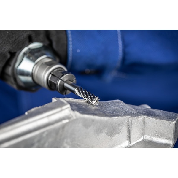 Pferd Carbide Bur - Cylind. (plain end), OMNI cut - 1/4" x 5/8" x 1/4" Shank - SA-1 - 28026