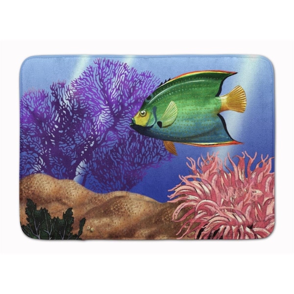 Carolines Treasures Undersea Fantasy 2 Machine Washable Memory Foam Mat - PTW2029RUG