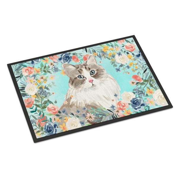 Carolines Treasures 24 x 36 in. Siberian Spring Flowers Indoor or Outdoor Mat - CK3399JMAT