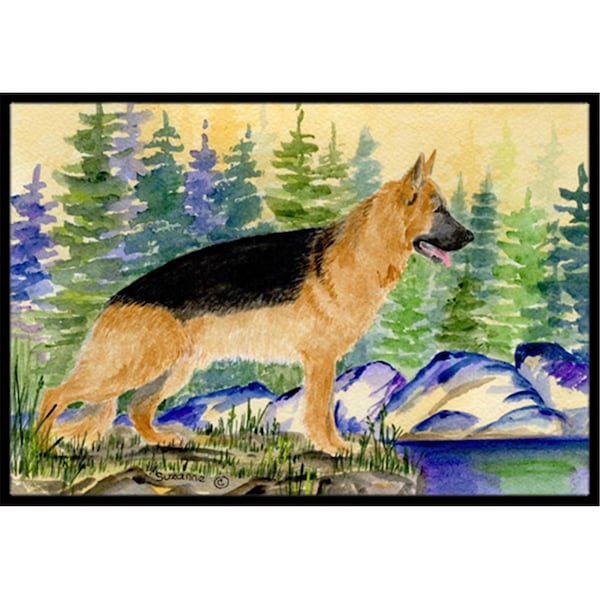 Carolines Treasures 18 x 27 in. German Shepherd Indoor Outdoor Doormat - CA78714