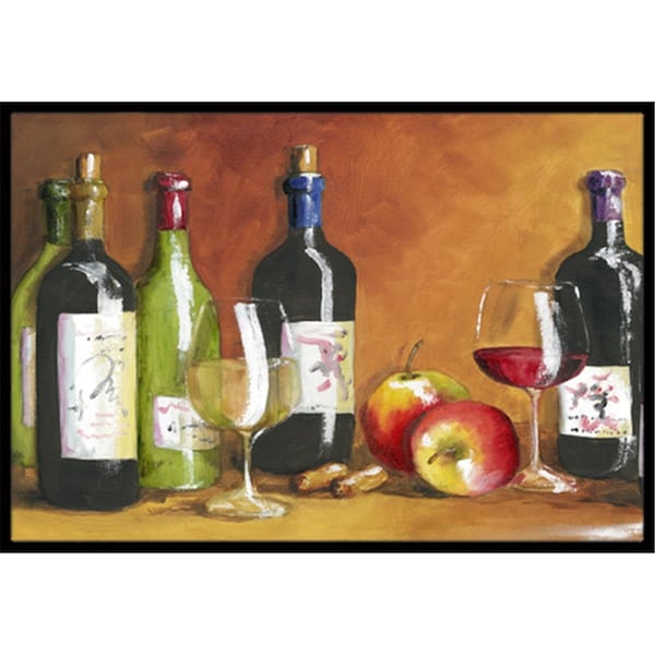 Carolines Treasures Wine by Malenda Trick Indoor or Outdoor Mat- 18 x 27 - TMTR300AMAT