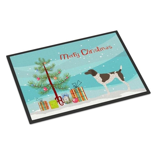 Carolines Treasures Carolines Treasures BB8445MAT German Shorthaired Pointer Christmas Indoor or Outdoor Mat - 18 x 27 in. - BB8445MAT